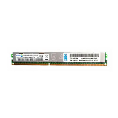 43X5276 - IBM 8GB DDR3-1066MHz PC3-8500 ECC Registered CL7 240-Pin DIMM 1.35V Low Voltage Quad Rank Very Low Profile VLP Memory Module