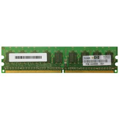 444908-051 - HP 1GB 800MHz DDR2 PC2-6400 Unbuffered ECC CL6 240-Pin DIMM Memory