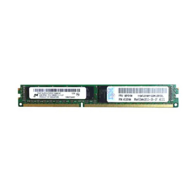 47J0164 - IBM 4GB DDR3-1600MHz PC3-12800 ECC Registered CL11 240-Pin DIMM 1.35V Low Voltage Dual Rank Very Low Profile VLP Memory Module