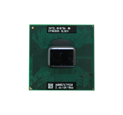 HP 2.66GHz 1066MHz FSB 6MB L2 Cache Socket PGA478 Intel Mobile Core 2 Duo T9550 Processor compatible with laptops