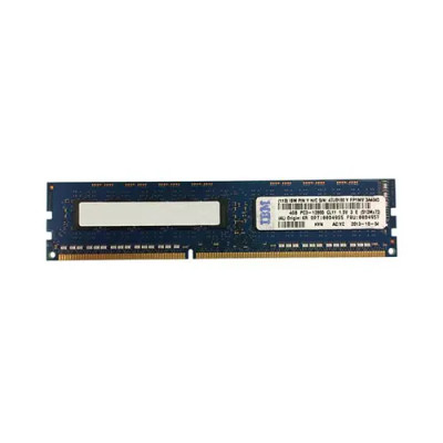 00D4957 - IBM 4GB DDR3-1600MHz PC3-12800 ECC Unbuffered CL11 240-Pin DIMM 1.35V Low Voltage Dual Rank Memory Module