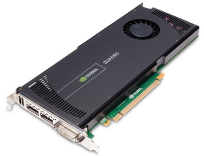 HP Nvidia Quadro 4000 2GB GGDR5 Video Graphics Card for PCI-Express x16, 1 DVI 2 HDMI - SKU 608533-003 - Compatible