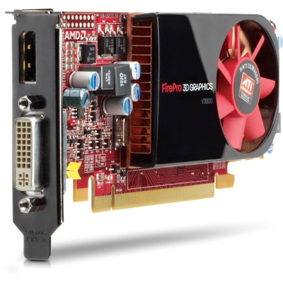 HP 608886-001 FirePro V3800 512MB PCI Video Graphics Card