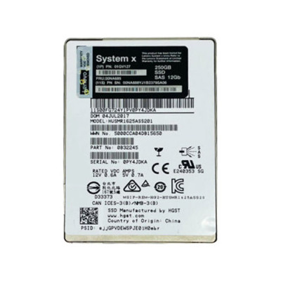 Hitachi Ultrastar SSD1600MR 250GB MLC SAS 12Gb/s SSD for ProLiant DL360p Gen8 Servers