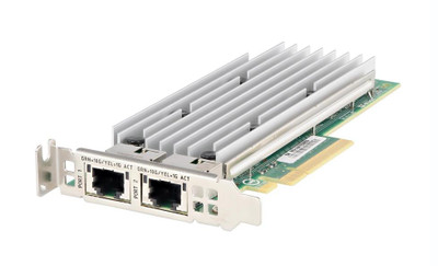 Dell Dual Port Qlogic FastLinQ 41162 10Gb Base-T Server Adapter NIC for ProLiant DL360p Gen8 Servers