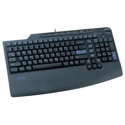 IBM Enhanced Performance USB Keyboard in Black with Czech layout, compatible with various IBM systems.