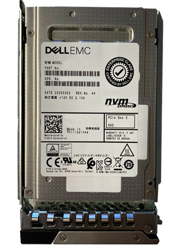 DELL 17C57 3.84tb Cd5 Series Read-intensive Nvme Pcie Gen3 X4 U.2 Interface 2.5in 64-layer Bics Flash 3d Tlc Solid State Drive Ssd For Poweredge Server