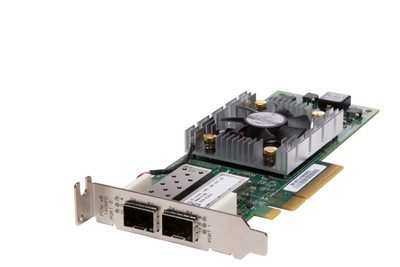 406-BBBJ - Dell Dual-Ports SFP+ 16Gbps Fibre Channel PCI Express 3.0 x4 Host Bus Network Adapter by QLogic