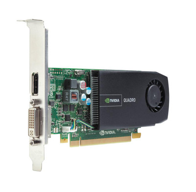 HP Quadro 410 Video Graphics Card 900 MHz Core 512 MB DDR3 SDRAM Low-profile for PCI-Express 2.0 x16, compatible