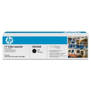 HP Black Toner Cartridge for Color LaserJet CM1312/CP1215/CP1217/CP1514/CP1515/CP1518 Series Printer - CB540AD