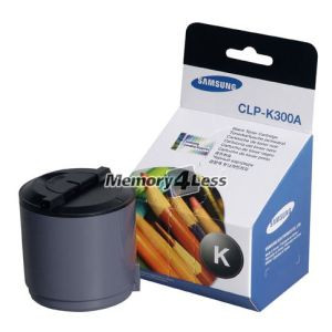 Samsung CLP-K300A-GEN Black Toner Cartridge for CLP-300 CLX-3160N CLX-3160FN printers, yields 2000 pages