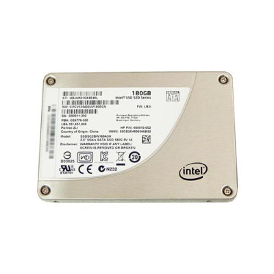 HP 180GB MLC SATA 6Gbps 2.5 Internal Solid State Drive for ProLiant DL360p Gen8 Servers