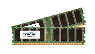 CT440275 - Crucial Technology 1GB PC3200 DDR-400 CL3 184-Pin Memory