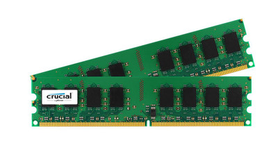 Crucial 1GB DDR2-667MHz Memory Kit for Desktop PC2-5300 240-Pin DIMM