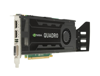 HP Nvidia Quadro K4000 3GB GDDR5 PCI-Express 2.0 Dual-Link DVI Video Graphics Card for ProLiant DL360p Gen8 servers