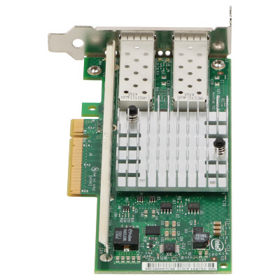 Intel Dual SFP+ 10GB High PCI Express Network Adapter by E68793-006 for high-speed data transfer in server racks