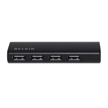 Belkin 4-port USB Hub External USB Ports for Data Transfer and Charging