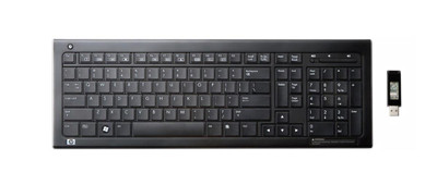 FQ480AA#ABM - HP 2.4GHz Wireless Keyboard Black