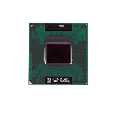 HP 2.60GHz 800MHz FSB 4MB L2 Cache Socket PGA478 Intel Mobile Core 2 Duo T7800 Processor for laptops