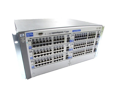 HP ProCurve 4108GL Networking Ethernet Switch 8-Slot Chassis, compatible with 1 Power Supply Module, for network