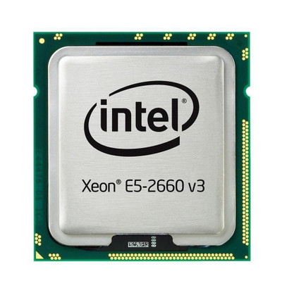 HP Intel Xeon E5-2660v3 10-Core Processor for FCLGA2011-3 Socket - 2.60GHz 25MB L3 Cache 9.6GT/s QPI - 22nm 105