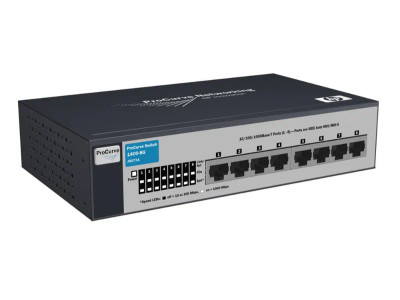 HP ProCurve 1400-8G Gigabit Ethernet Switch 8x LAN SFP - J9077A#ABA - Unmanaged - Networking Equipment