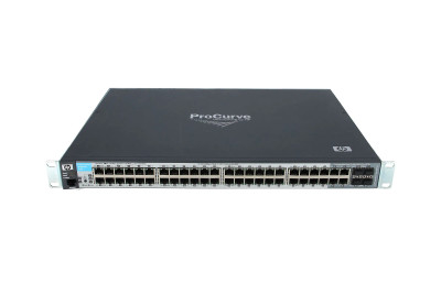 HP ProCurve E2510-48G 48-Port Layer-2 Gigabit Ethernet Switch with 4 SFP Ports - Stackable Managed Switch - Ideal