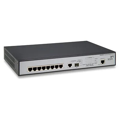 HP V1905-8PoE Switch Ethernet 8 Port RJ45 10/100/1000BaseT 10/100BaseTX - Manageable, POE, JD877A - Network Switches