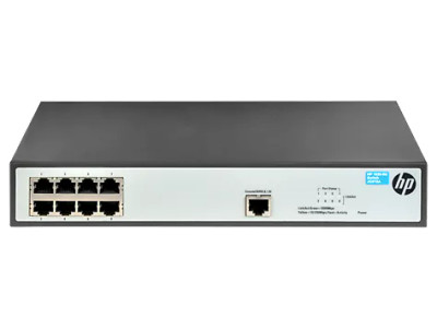 HP ProCurve 1620-8G Gigabit Ethernet Switch with 8 x 10/100/1000 Ports RJ-45, Smart Managed, Web Interface, Rack