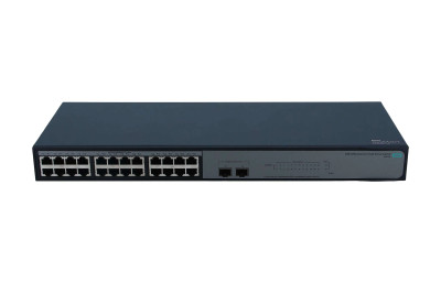 HP 1420-24G-2SFP Switch - 24 Port Gigabit Ethernet Switch with 2 SFP Ports - Ideal for Small Business Networking