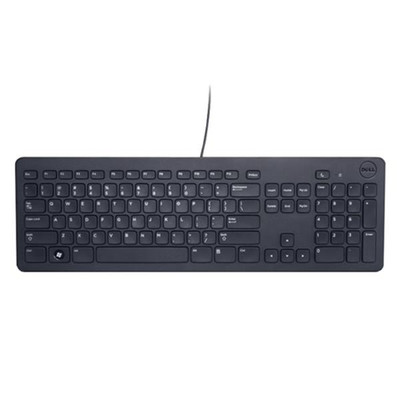 Dell 104-Keys USB Wired Black Keyboard K94W4 for Office and Home Use