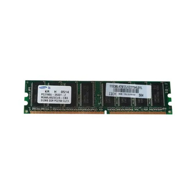 Samsung 512MB PC2700 DDR-333MHz Memory Module for 184-Pin DIMM - M368L6523CUS-CB3