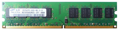 M378T5663EH3-CF7 - Samsung 2GB DDR2-800 PC2-6400 Unbuffered Memory Module