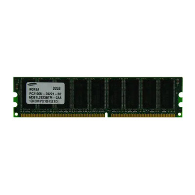 M381L2923BTM-CAA - Samsung 1GB 266MHz DDR PC2100 Unbuffered ECC CL2.5 184-Pin DIMM Memory