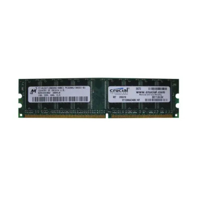 Micron 1GB PC3200 DDR-400MHz DIMM Memory Module for Desktop Computers Micron 1GB PC3200 DDR-400MHz DIMM Memory Module for Desktop Computers