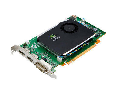 HP Nvidia Quadro FX580 512MB GDDR3 Video Graphics Card for NL766AV, PCI-Express X16, 1xDVI-I 2xDP.