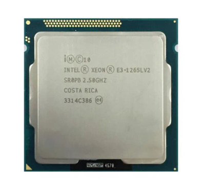 Intel Xeon E3-1265L v2 Quad Core Processor for FCLGA1155 Socket - 2.50GHz 8MB L3 Cache - Server CPU - BX80637E31265L2
