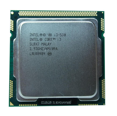 Intel Core i3-530 2.93GHz Dual-Core Processor for LGA1156 Desktop - SLBX7 - 4MB L3 Cache - 2.50GT/s DMI - Intel Br
