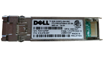 DELL FTLF8532P4BNV-E5 32gb SFP transceiver module for ProLiant DL360p Gen8 servers