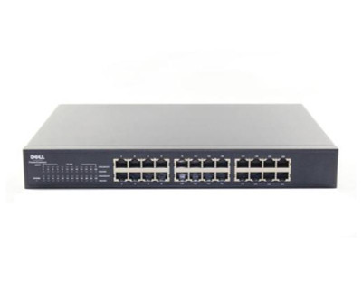 XJ022 - Dell PowerConnect 2224 24-Ports 10/100 Fast Ethernet Network Switch