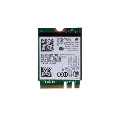 XXY3M - Dell WiFi Card 802.11a/b/g/n Bluetooth Internal Mini for Latitude E5450