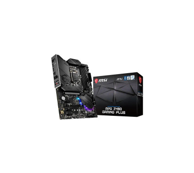 Z490GAPLUS - MSI MPG Z490 GAMING PLUS Socket LGA1200 Intel Z490 Chipset ATX System Board Motherboard Supports Core/Pentium Gold/Celeron DDR4 4x DIMM