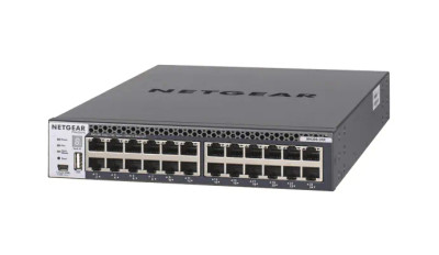 XSM4324CS-100NES - NetGear 12-Port 10GBase-T 12-Port SFP+ Layer 3 Network Switch