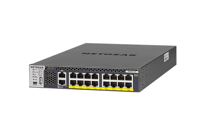 XSM4316PB - NetGear XSM4316PB 16 Ports Multi-Gigabit PoE+ (500W) Managed Layer 3 Switch