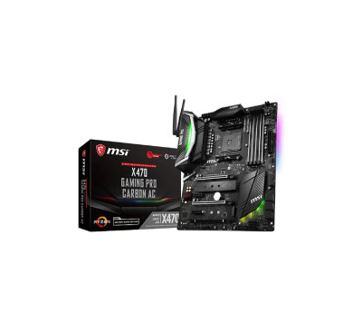 X470GPCARAC - MSI X470 GAMING PRO CARBON AC Desktop Motherboard AMD X470 Chipset Socket AM4