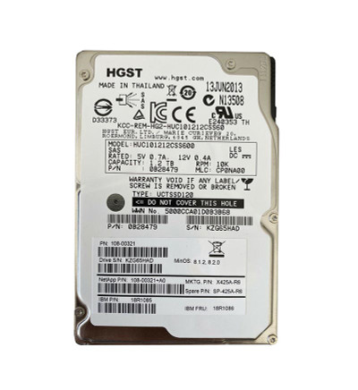 X425A - NetApp 1.2TB 10000RPM SAS 6Gb/s 2.5-inch Hard Drive