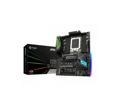 X399SLIPLUS - MSI Socket TR4 AMD X399 Chipset ATX System Board Motherboard Supports Ryzen Threadripper DDR4 8x DIMM