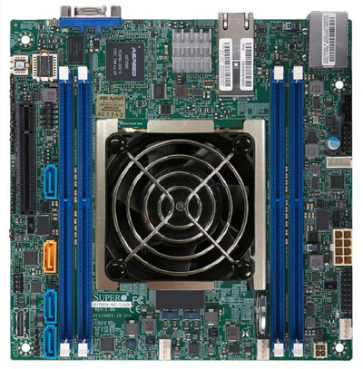 X11SDV-8C+-TLN2F - SuperMicro Mini-ITX Xeon D-2141I DDR4 4x DIMM Motherboard