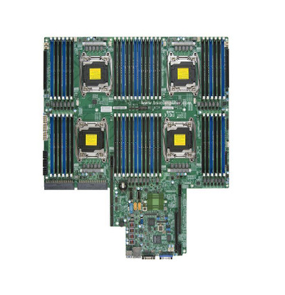 X10QRH+ - SuperMicro Quad Socket LGA2011 48x DDR4 Motherboard