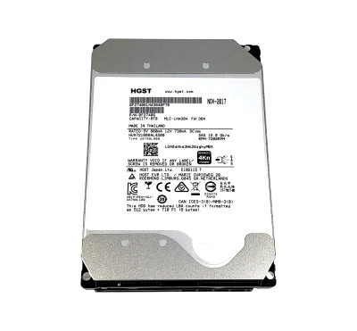 HUH721008AL4200 - HGST 8TB 7200RPM SAS 12Gb/s 3.5" HDD
